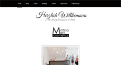 Desktop Screenshot of martinamartlcosmetics.com