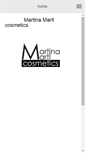 Mobile Screenshot of martinamartlcosmetics.com